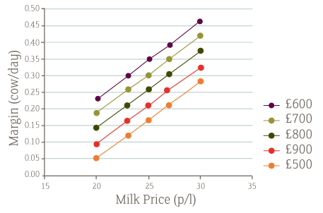 Milk price graph